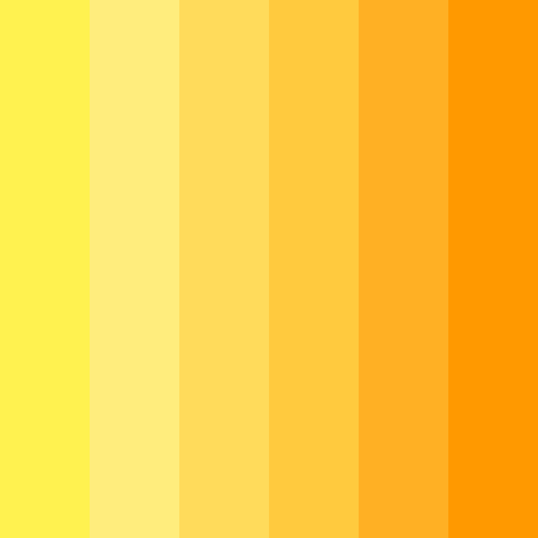 Download bright yellow color palette PNG image (square)
