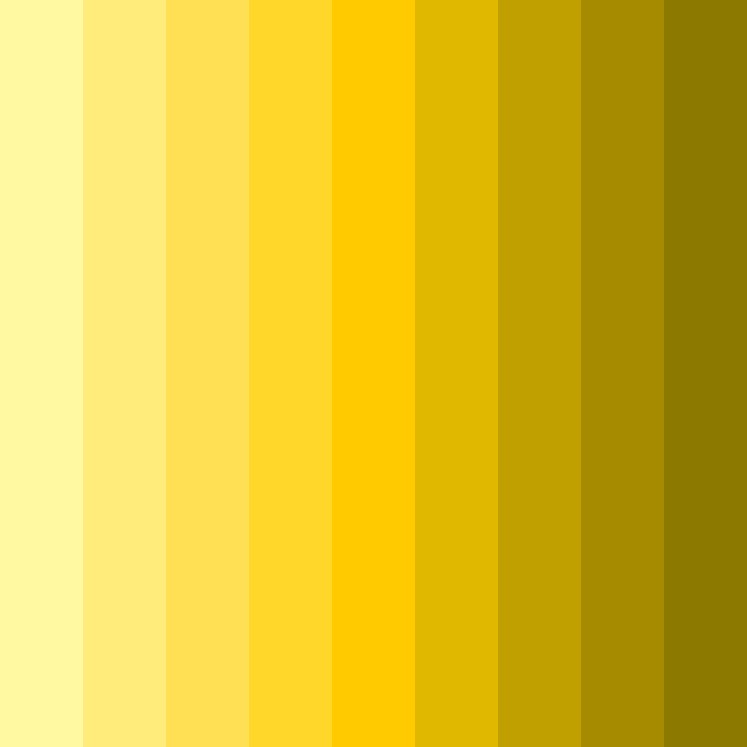 Download golden sunrise color palette PNG image (square)