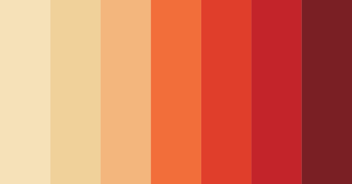 Download autumn ember delight color palette PNG image (landscape)