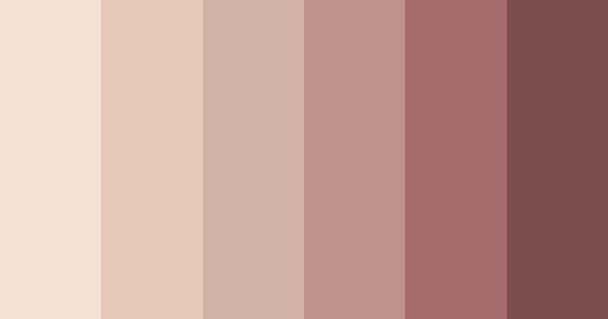 Download mocha shades color palette PNG image (landscape)