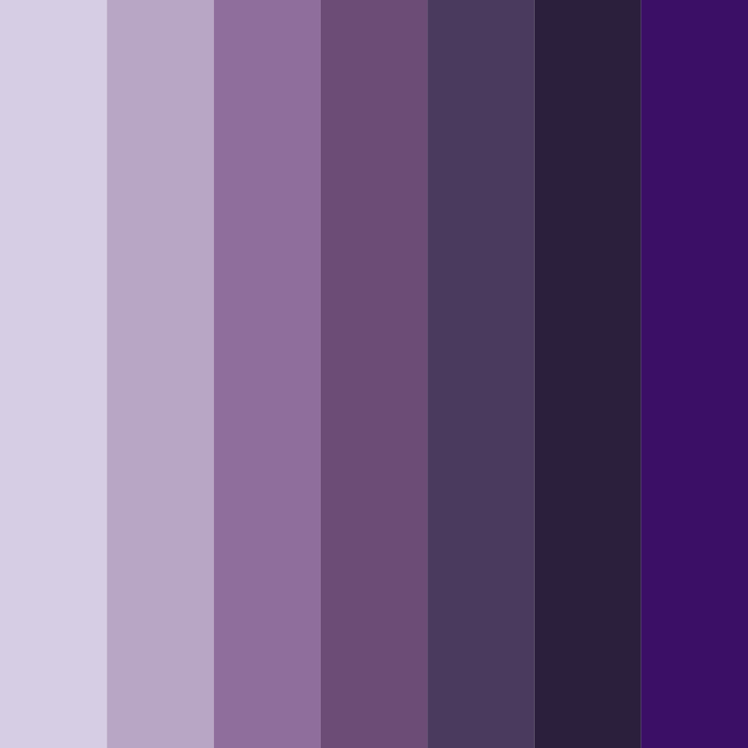 Download deep purple color palette PNG image (square)