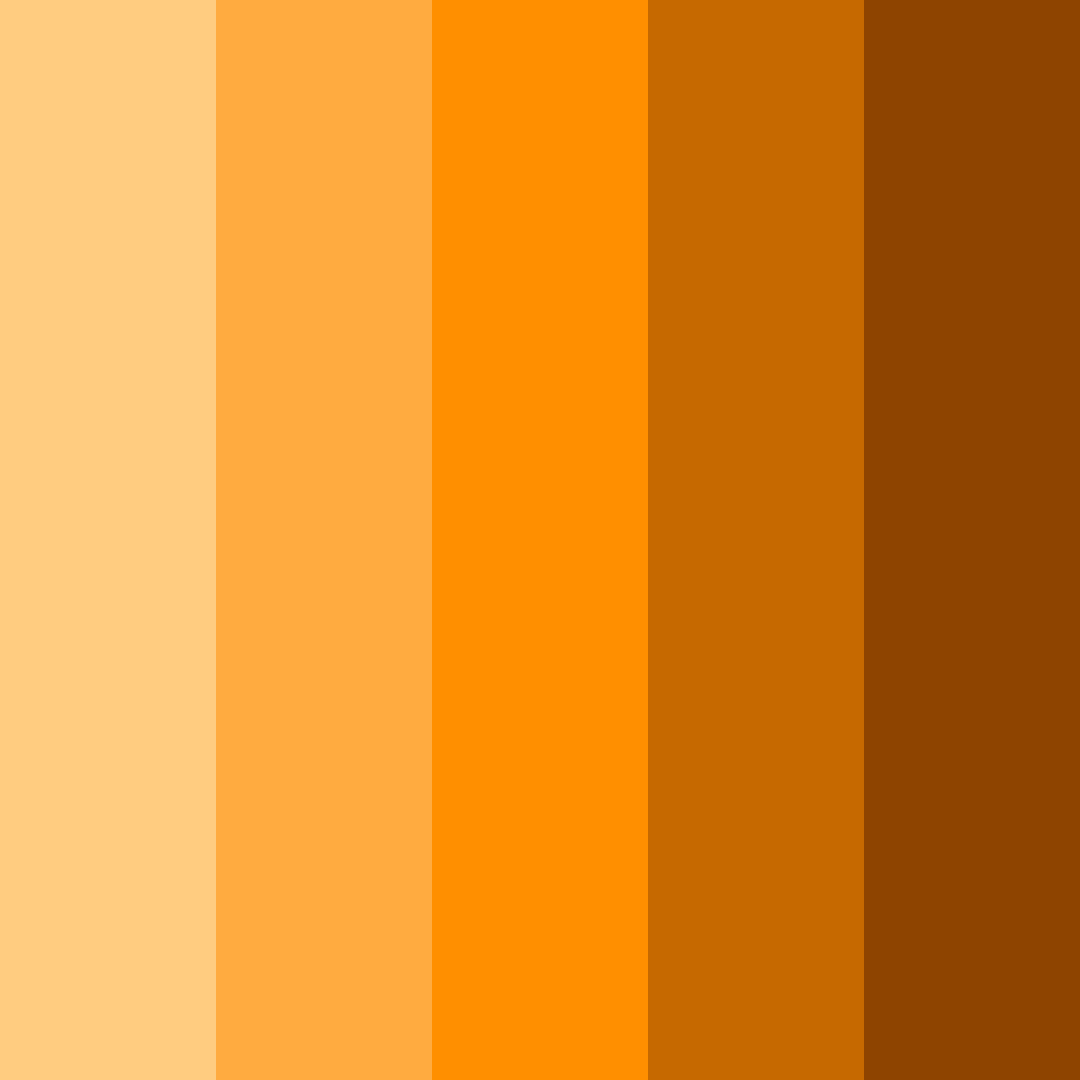 Download citrus sunset color palette PNG image (square)