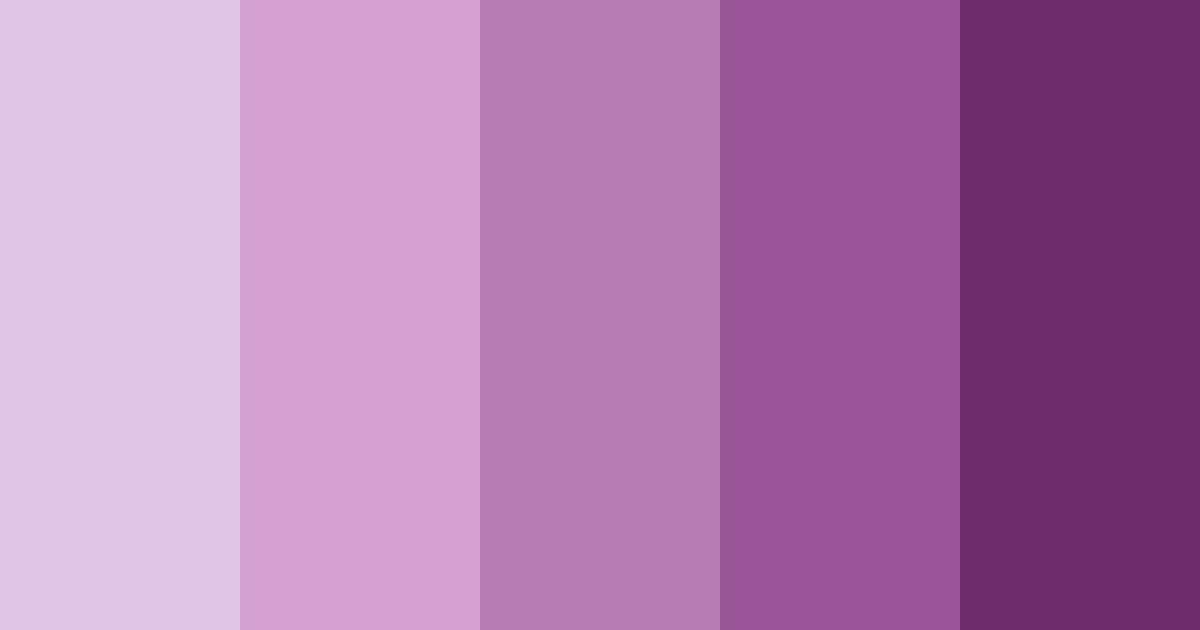 Download shades of lila color palette PNG image (landscape)