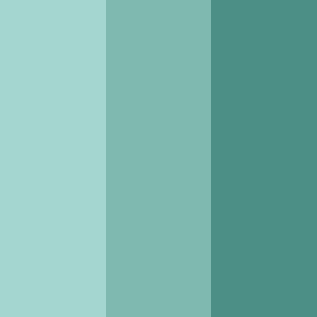 Download ocean breeze serenity color palette PNG image (square)