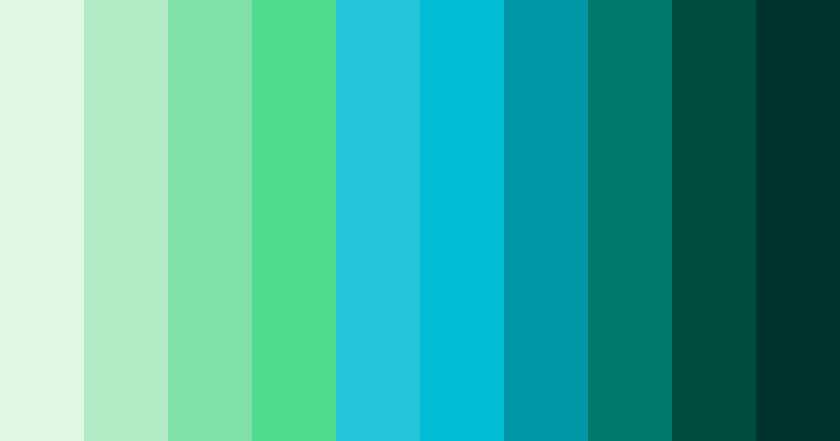 Download tranquil oasis color palette PNG image (landscape)