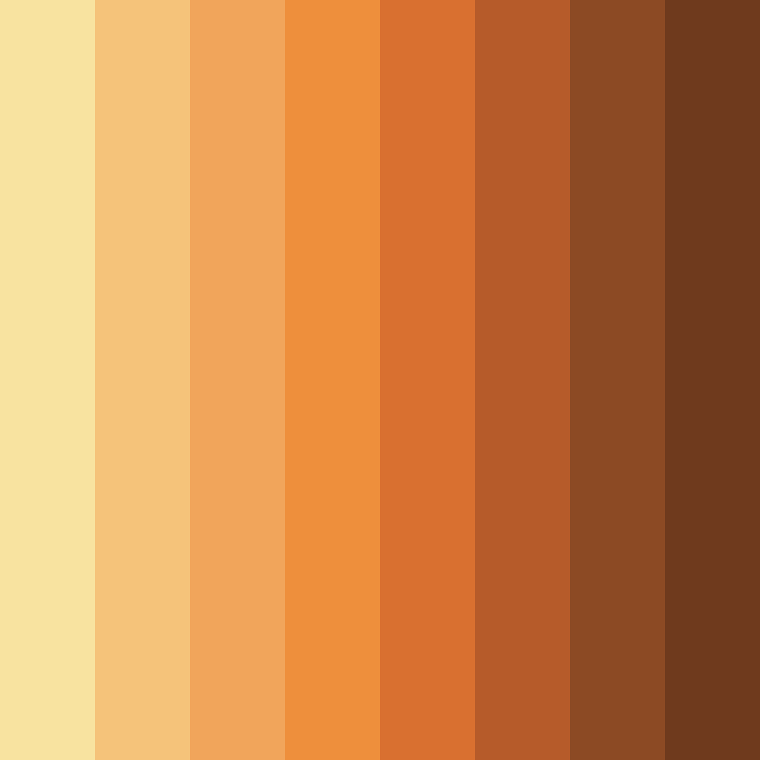 Download golden hearth color palette PNG image (square)