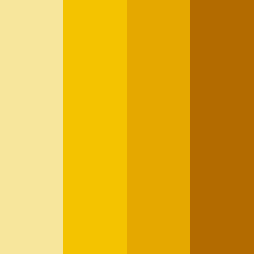 Download honeyed harmony color palette PNG image (square)
