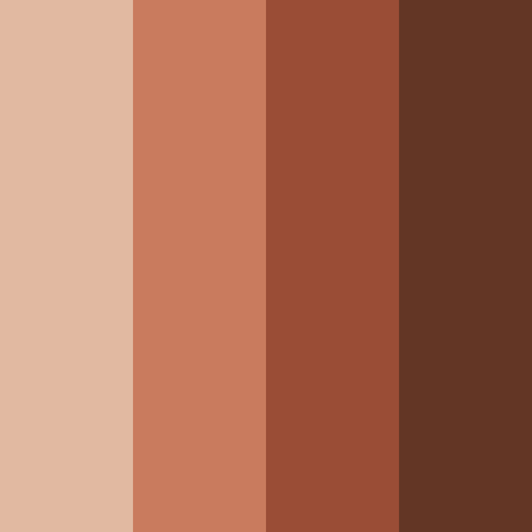 Download dark brown color palette PNG image (square)