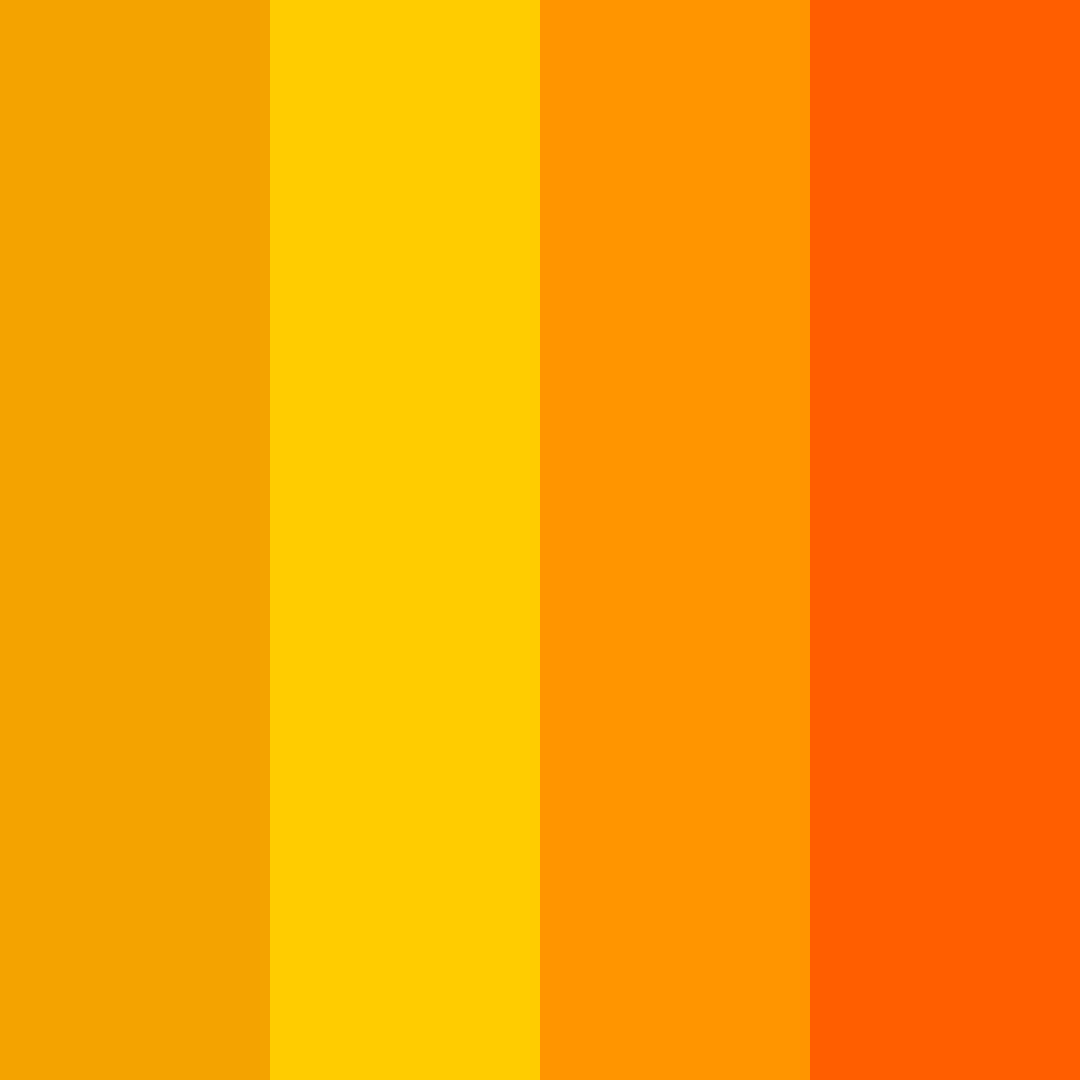 Download orange burst color palette PNG image (square)