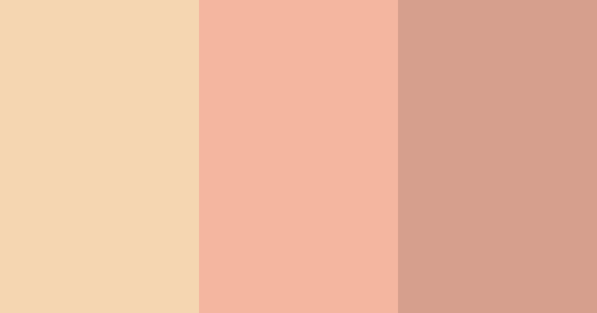 Download peachy beige color palette PNG image (landscape)