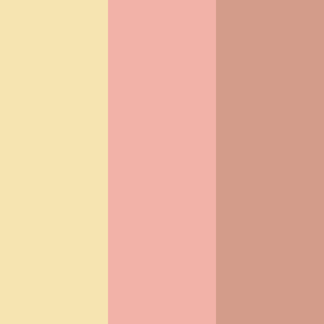 Download peachy beige color palette PNG image (square)