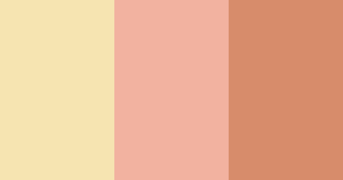 Download honeyed serenity color palette PNG image (landscape)