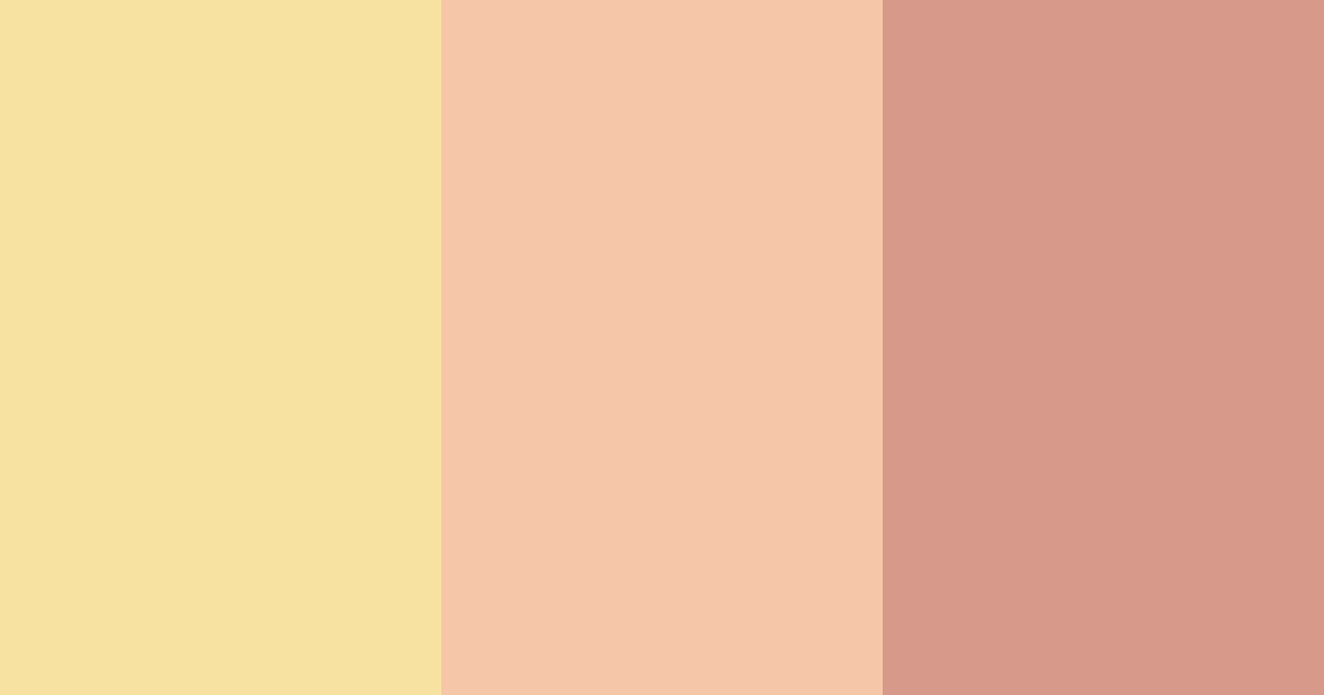 Download peachy warmth color palette PNG image (landscape)