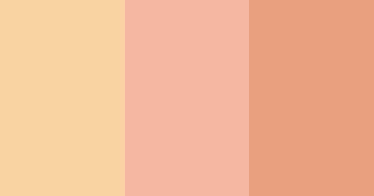 Download peachy warmth color palette PNG image (landscape)