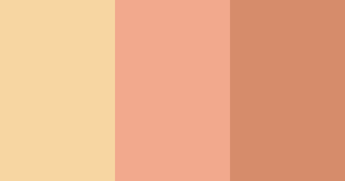 Download honeyed peach whisper color palette PNG image (landscape)