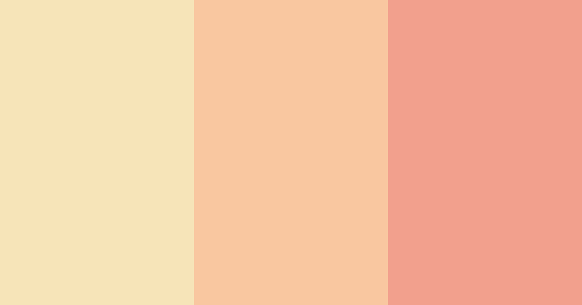Download peachy warmth color palette PNG image (landscape)