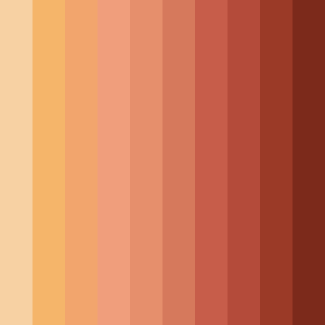 Download blossoms of sunlit rose color palette PNG image (square)