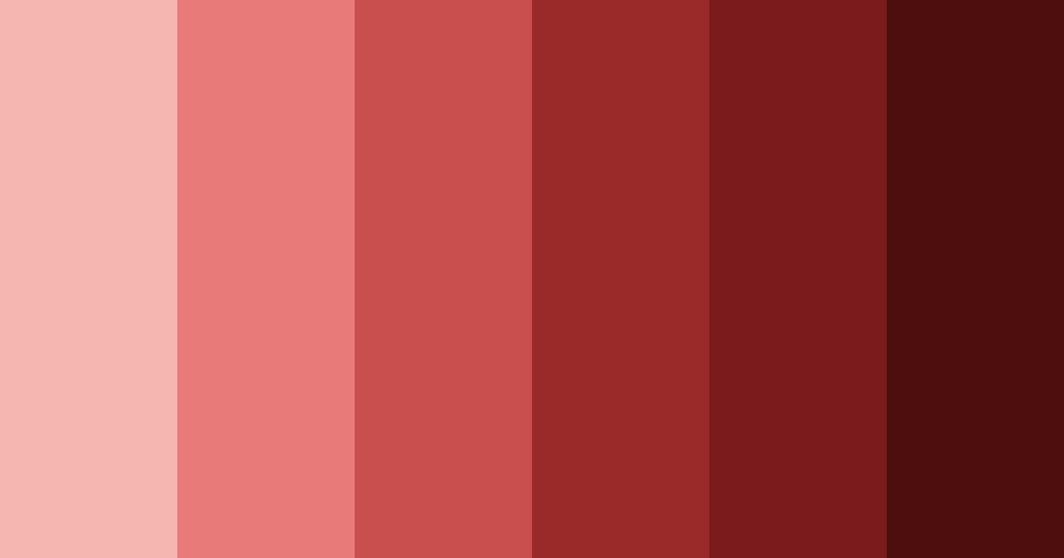 Download dark cherry red color palette PNG image (landscape)