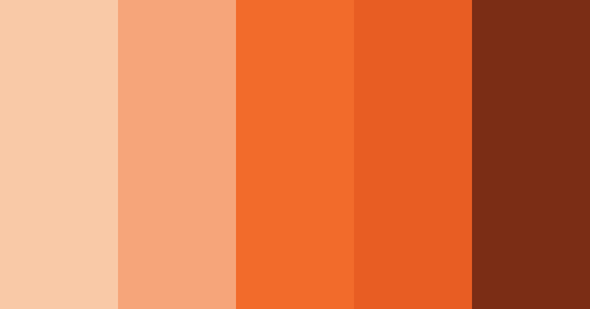 Download persimmon dreamscape color palette PNG image (landscape)