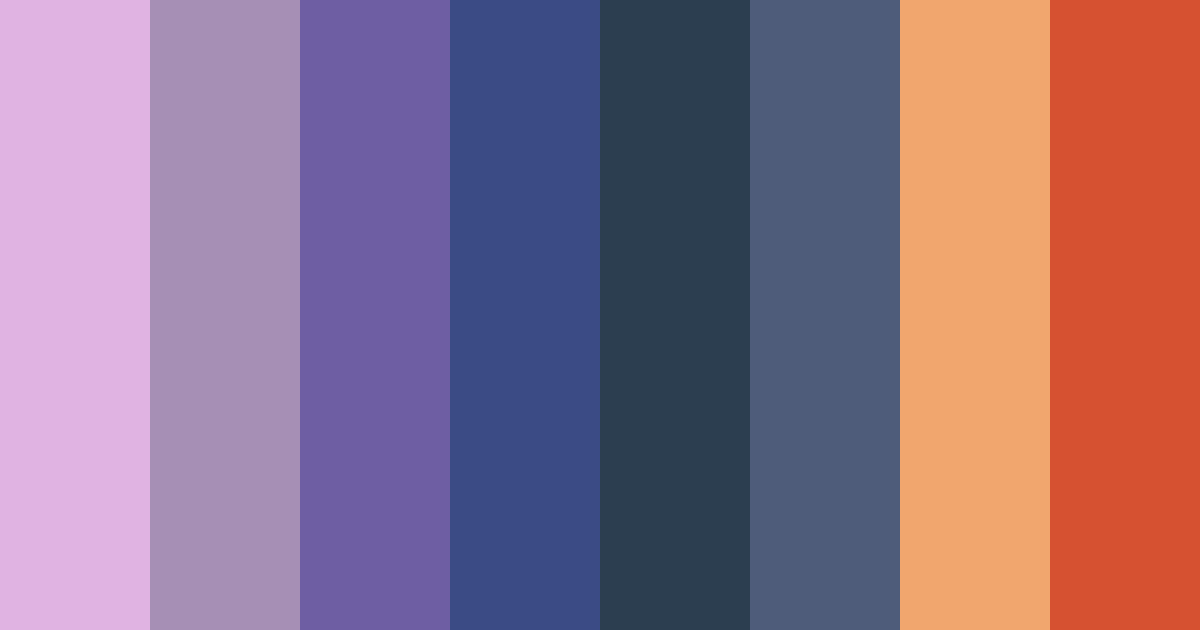 Download purple night sky color palette PNG image (landscape)