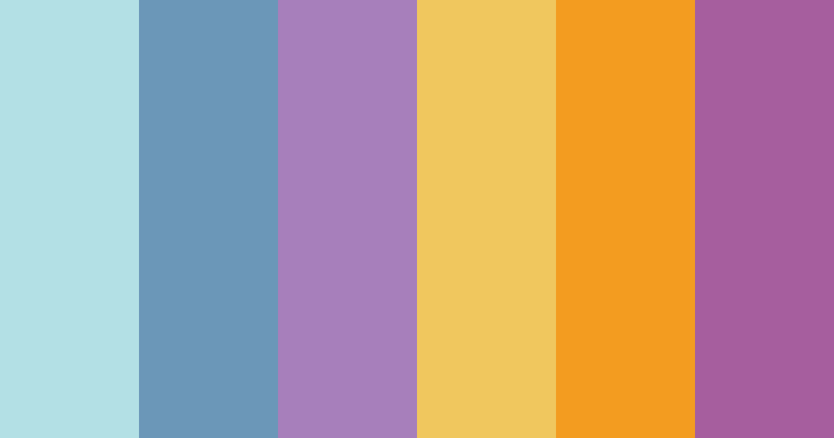 Download cyan dreamscape color palette PNG image (landscape)