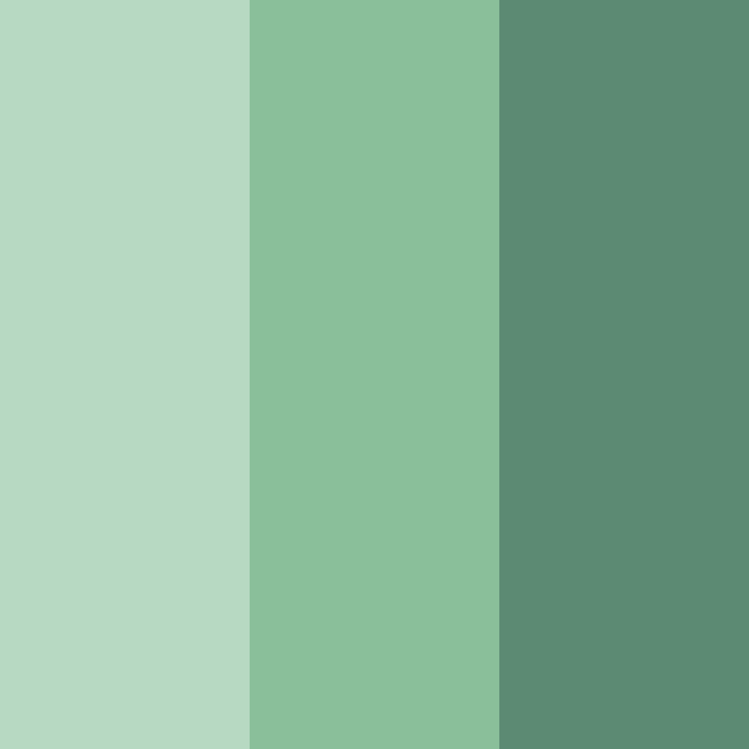 Download dusty green garden color palette PNG image (square)