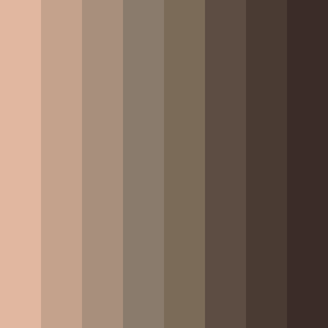 Download rustic elegance color palette PNG image (square)