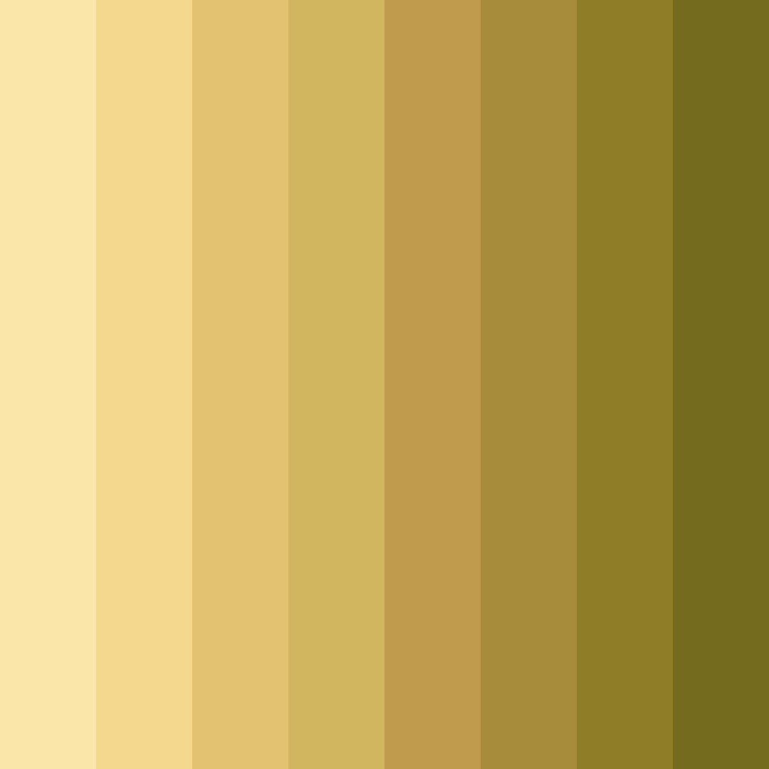 Download golden whisper color palette PNG image (square)