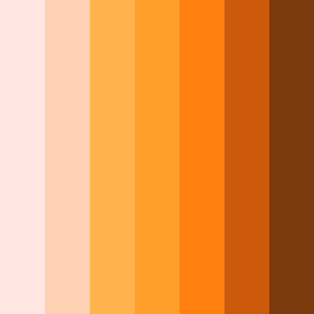 Download peachy pink color palette PNG image (square)