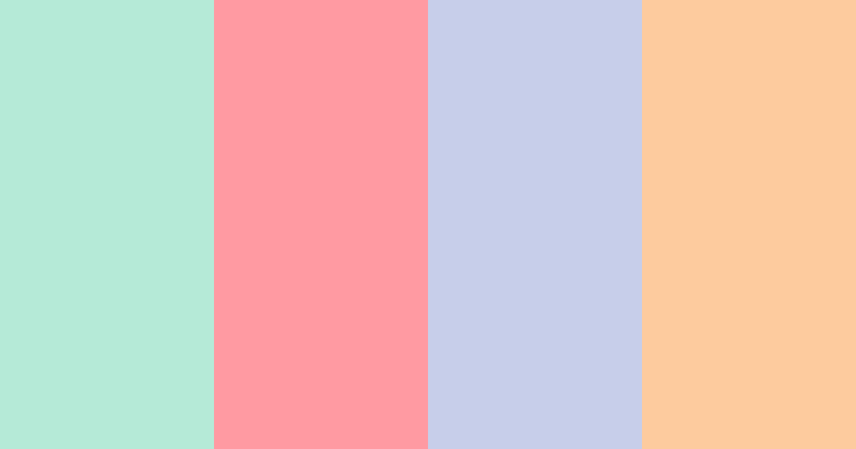 Download pastel dreams color palette PNG image (landscape)