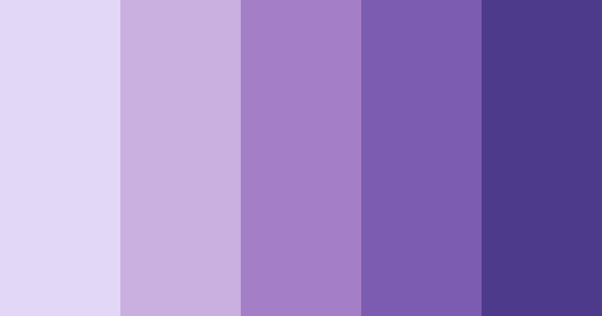 Download whimsical lavender dreams color palette PNG image (landscape)