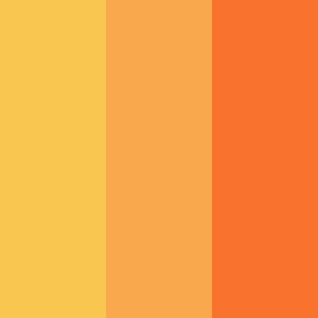 Download bright orange color palette PNG image (square)