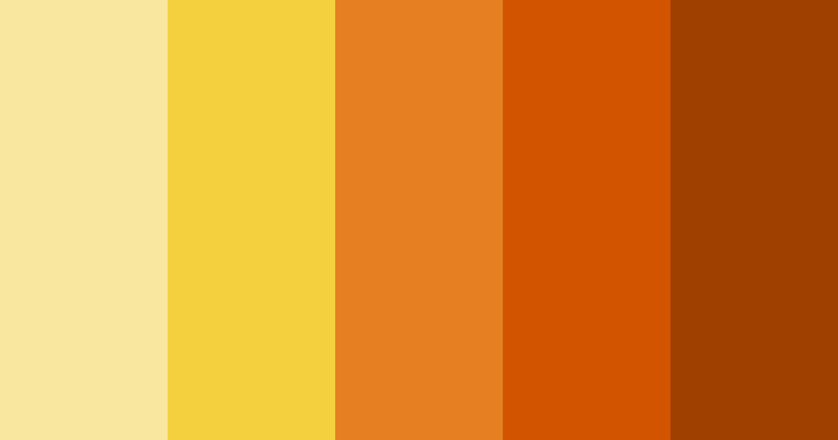 Download yellow sunset color palette PNG image (landscape)