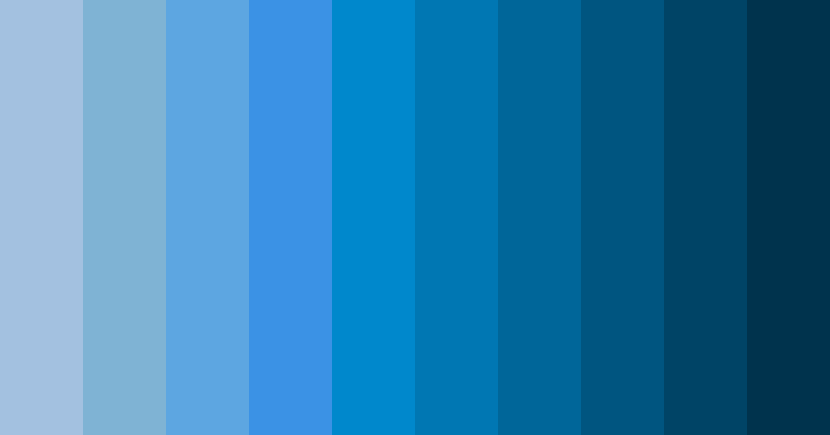 Download aetherial blues color palette PNG image (landscape)