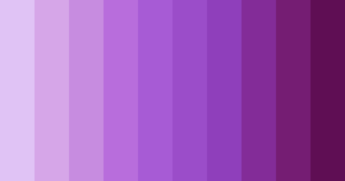 Download violet dreams color palette PNG image (landscape)