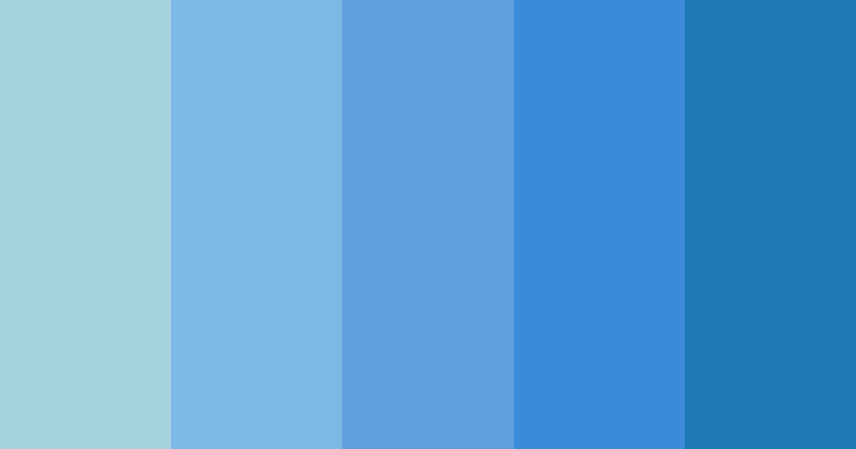 Download sky blue bliss color palette PNG image (landscape)