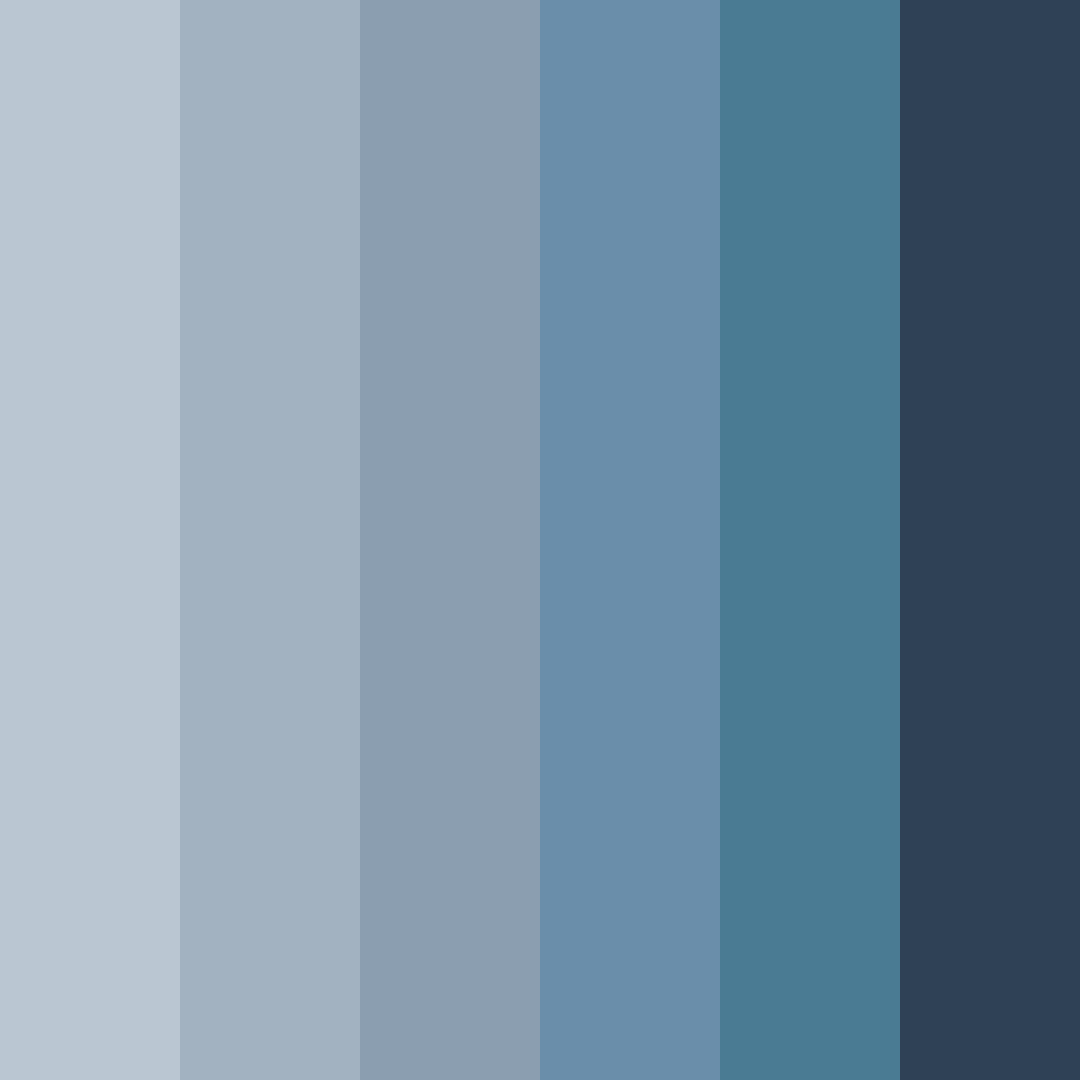 Download oceanic depths color palette PNG image (square)