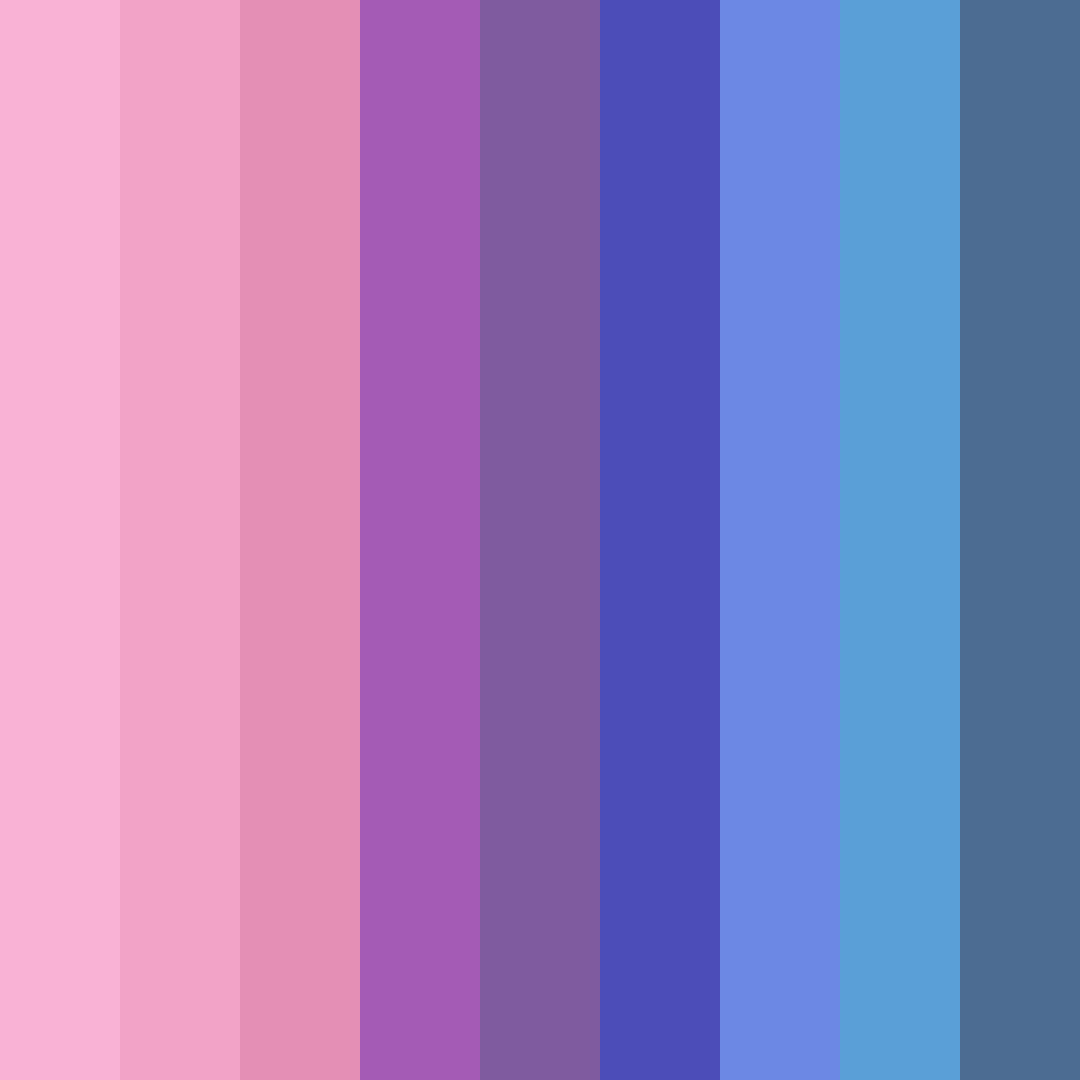 Download spectrum of fluidity color palette PNG image (square)