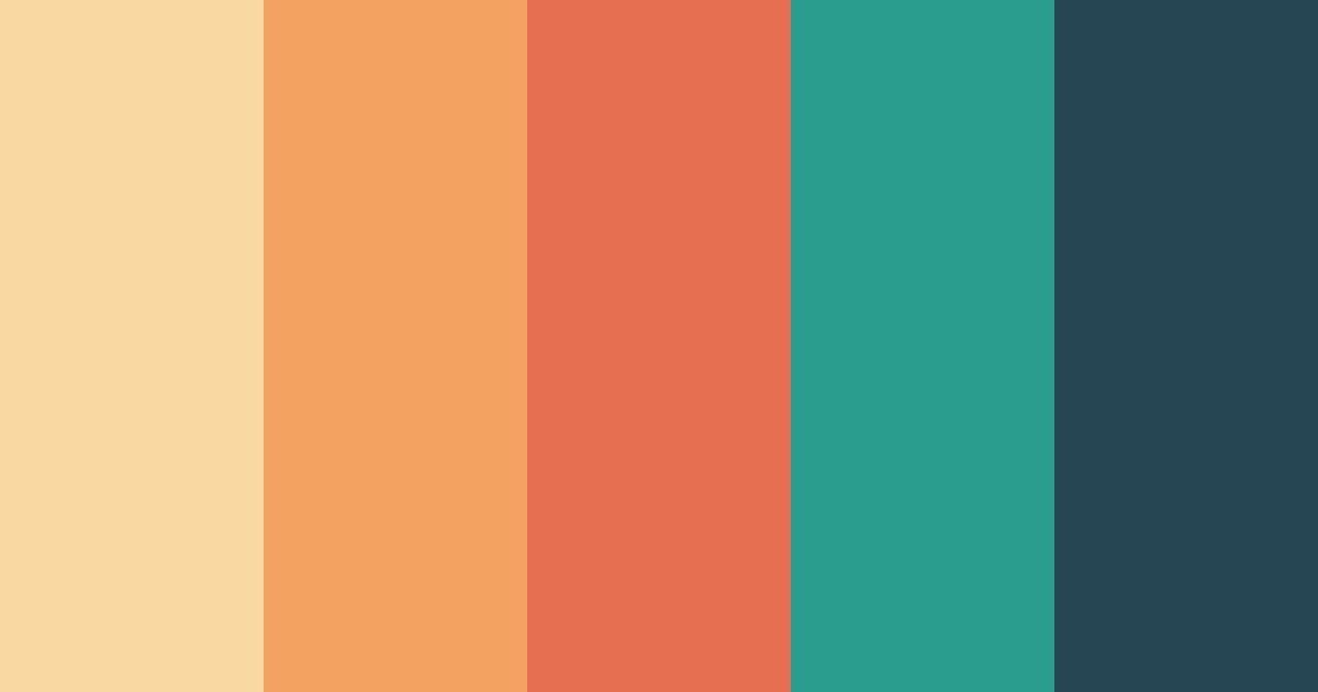 Download coastal glow color palette PNG image (landscape)