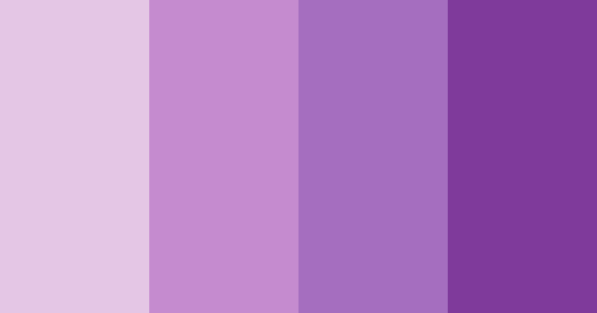 Download purple shades color palette PNG image (landscape)