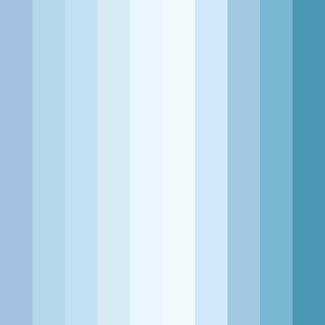 Download pastel blue serenity color palette PNG image (square)