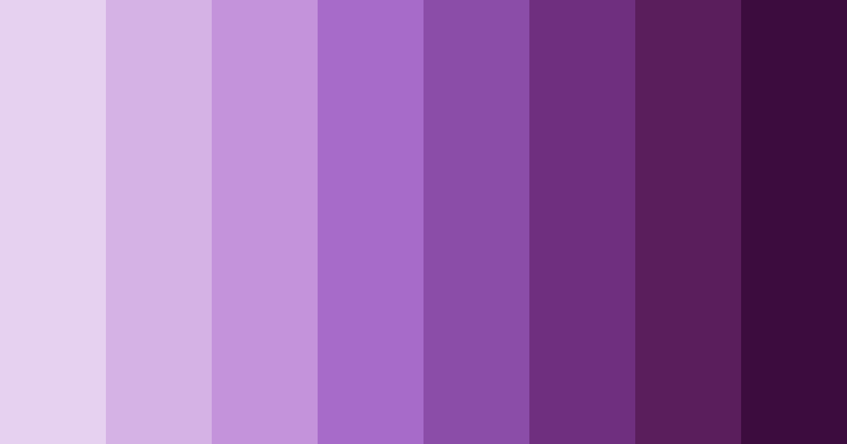 Download enchanted amethyst color palette PNG image (landscape)