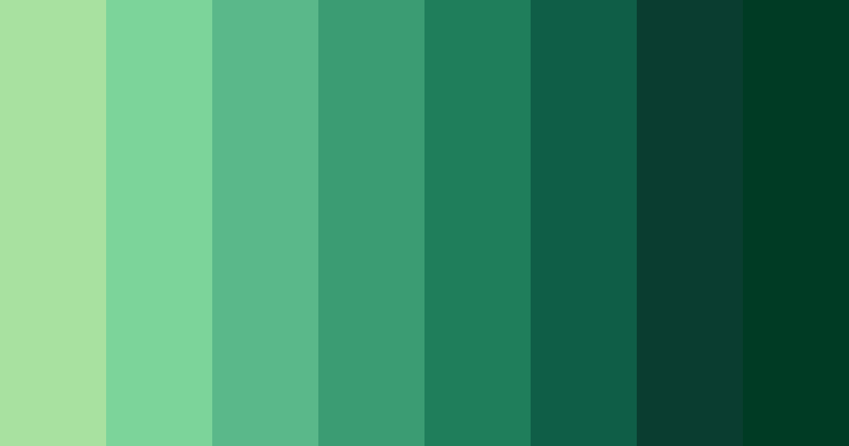 Download emerald enchantment color palette PNG image (landscape)