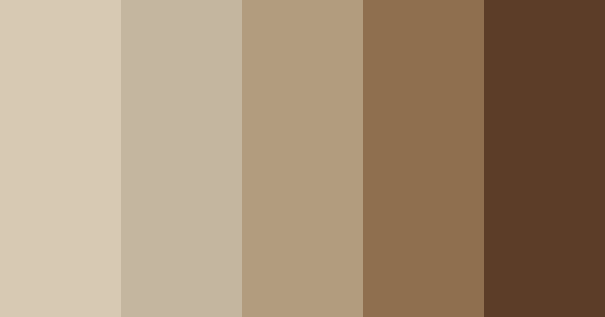 Download brown uniform color palette PNG image (landscape)