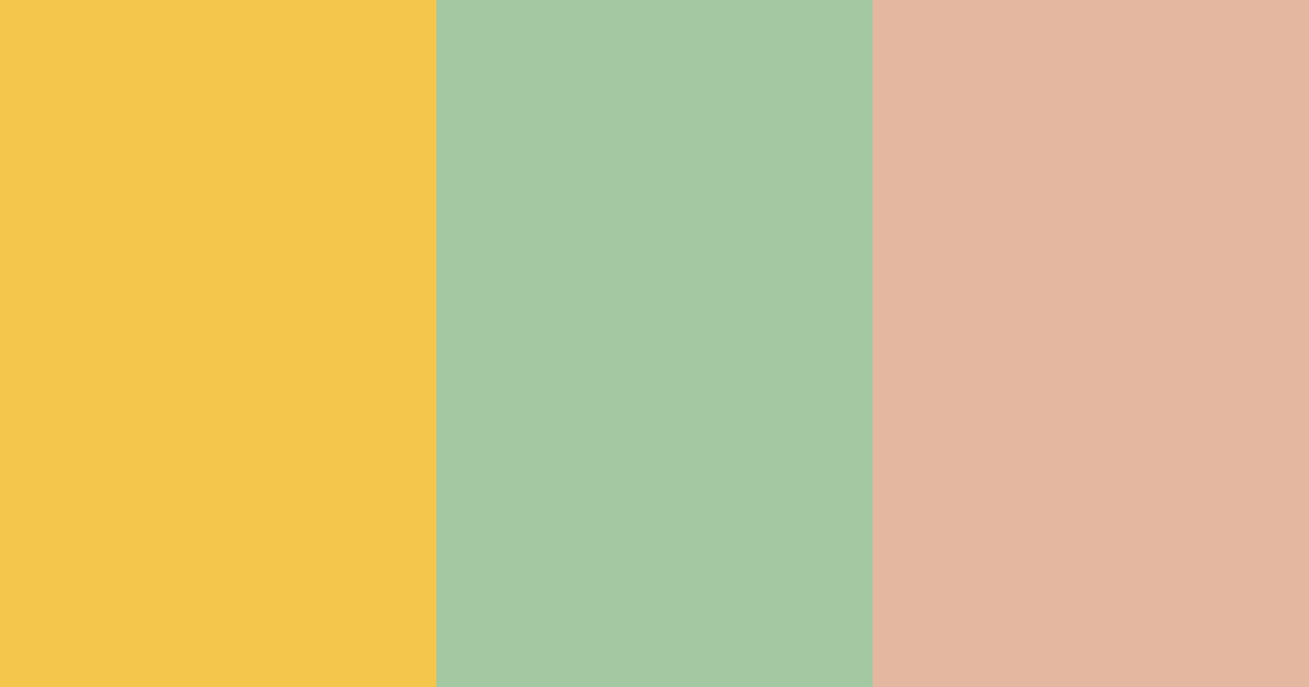 Download amber and velvety green color palette PNG image (landscape)