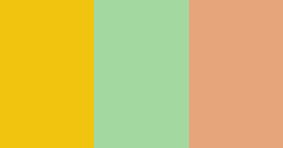 Download amber and velvet green color palette PNG image (landscape)