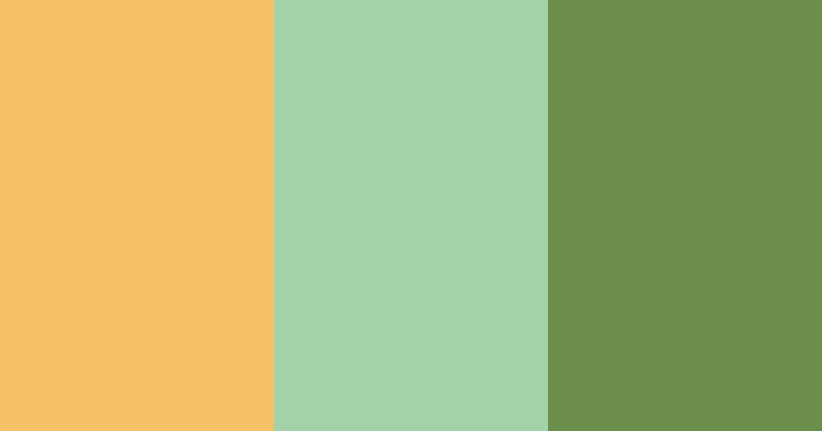 Download amber green peach color palette PNG image (landscape)