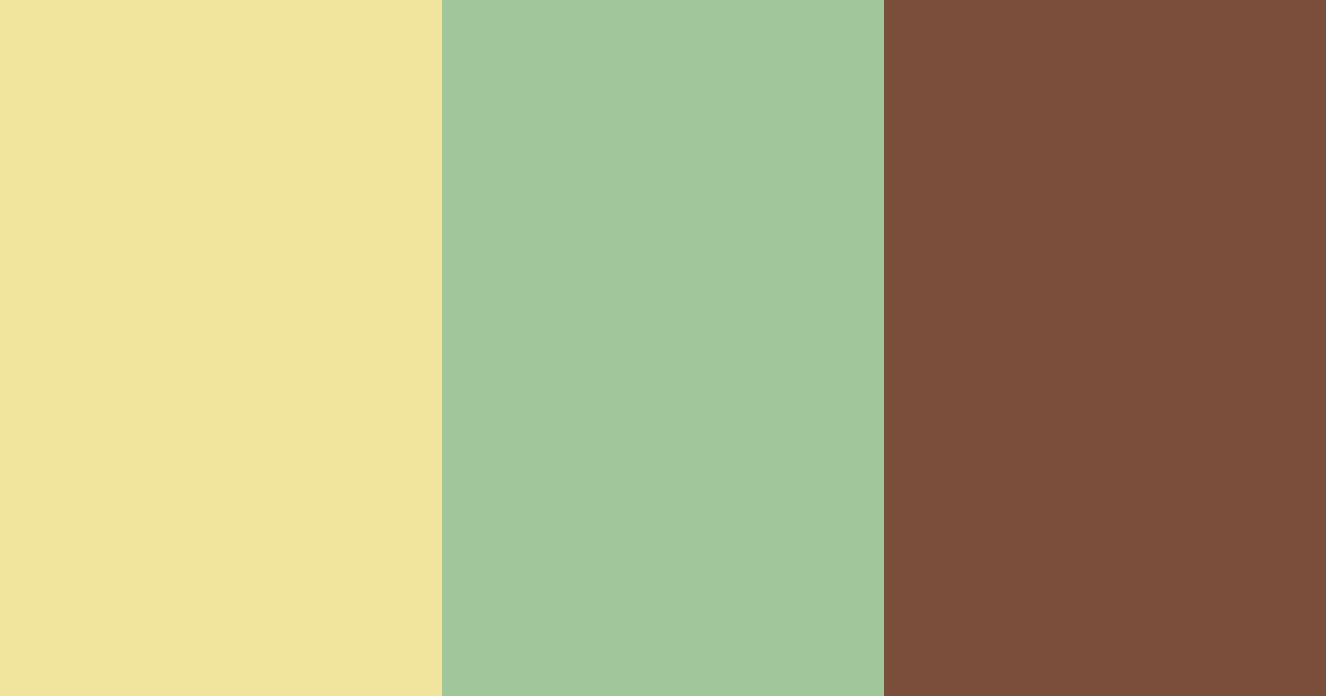 Download earthy green color palette PNG image (landscape)