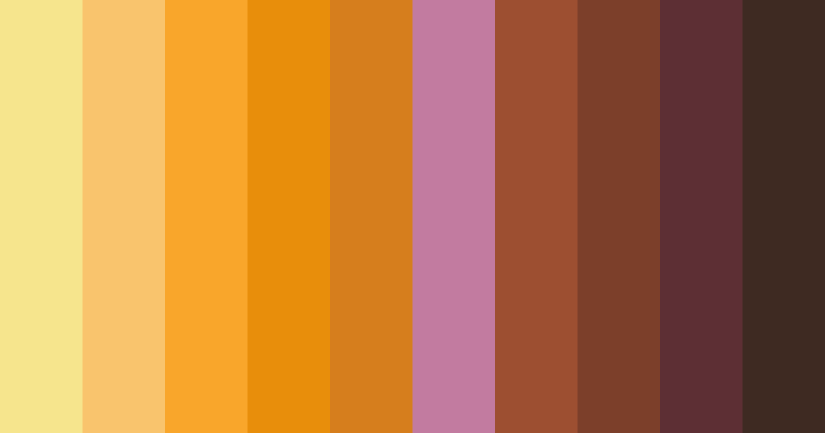 Download amber embrace color palette PNG image (landscape)