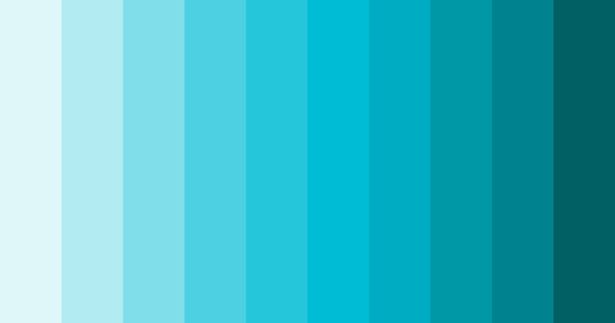 Download aqua awakening color palette PNG image (landscape)